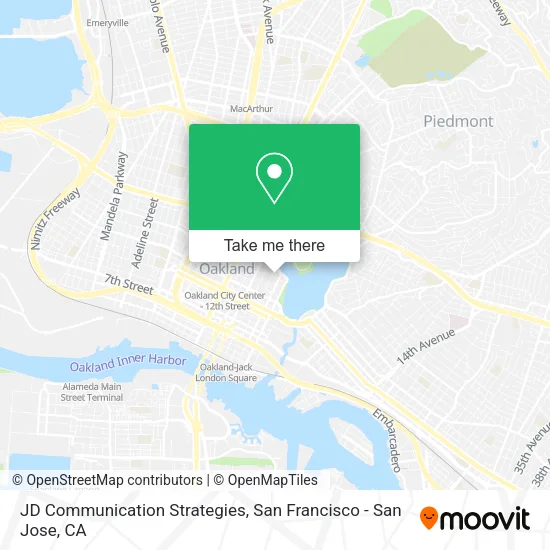 JD Communication Strategies map