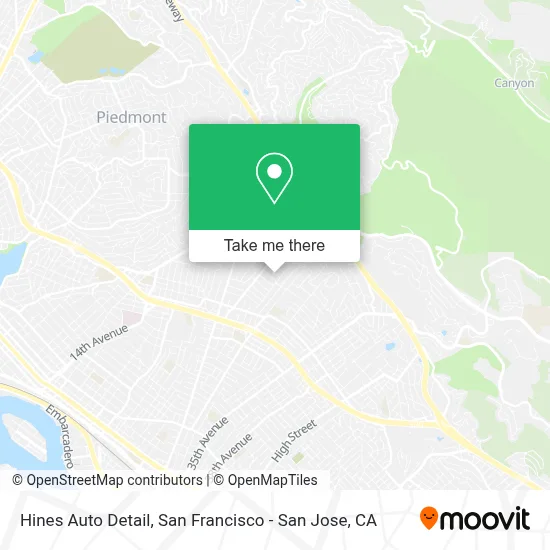 Hines Auto Detail map