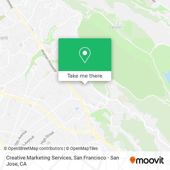 Mapa de Creative Marketing Services