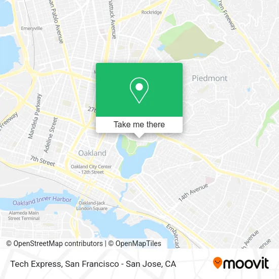 Mapa de Tech Express