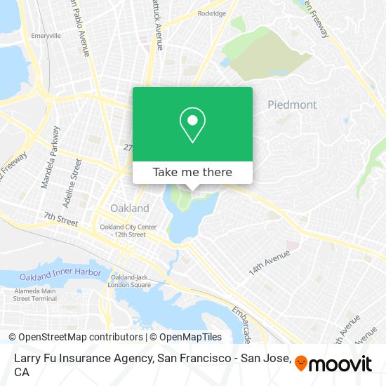 Larry Fu Insurance Agency map