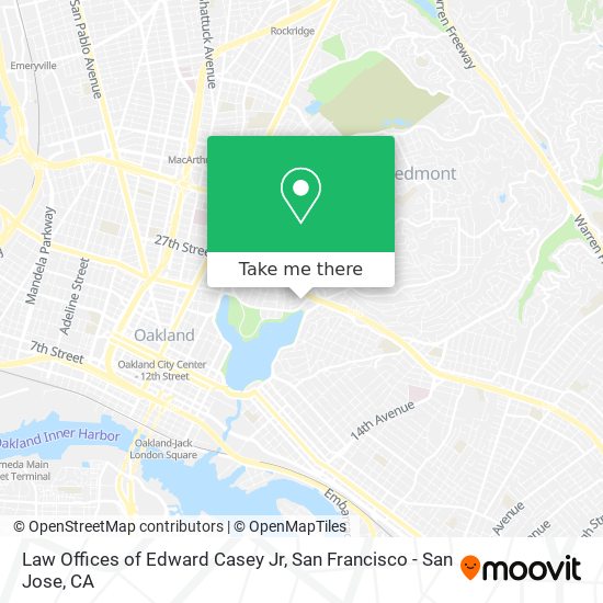 Mapa de Law Offices of Edward Casey Jr