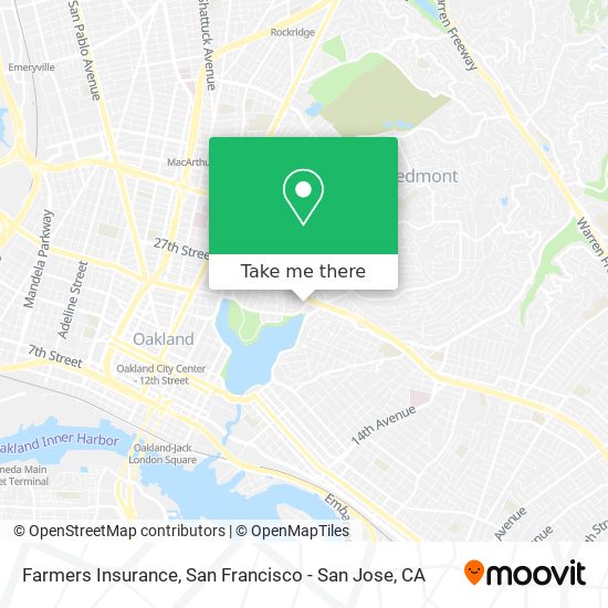 Farmers Insurance map