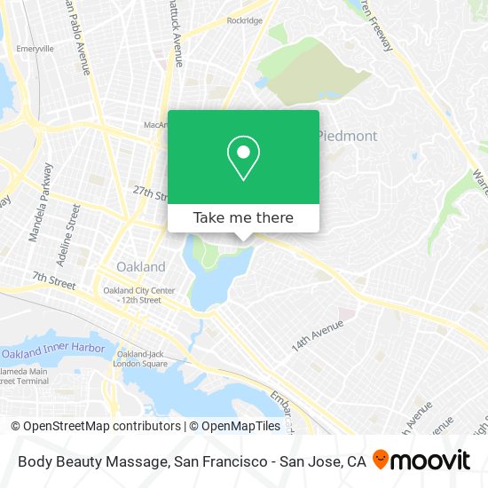 Body Beauty Massage map