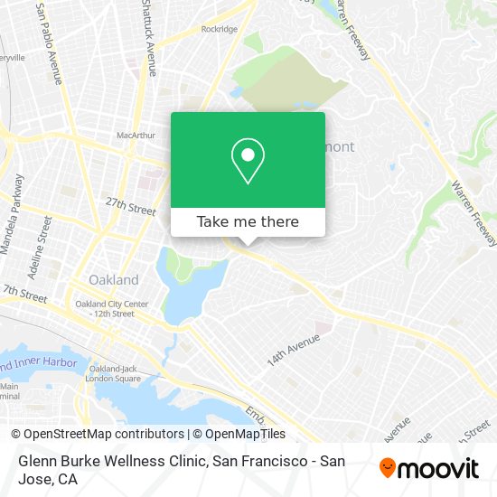 Glenn Burke Wellness Clinic map