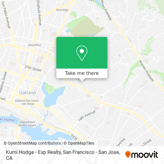 Mapa de Kumi Hodge - Exp Realty