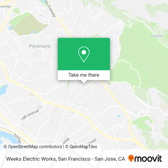 Weeks Electric Works map