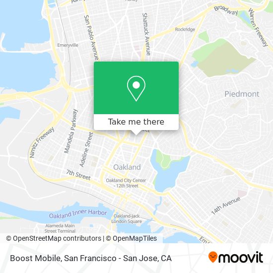 Boost Mobile map