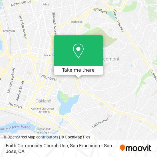 Faith Community Church Ucc map