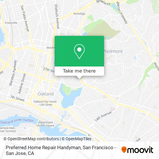 Mapa de Preferred Home Repair Handyman