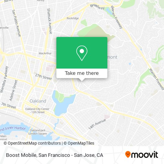 Boost Mobile map