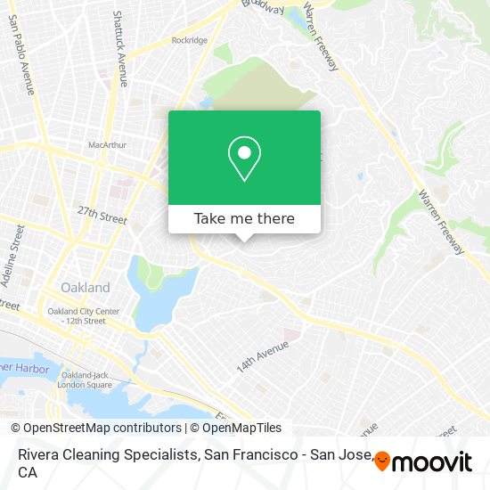 Rivera Cleaning Specialists map