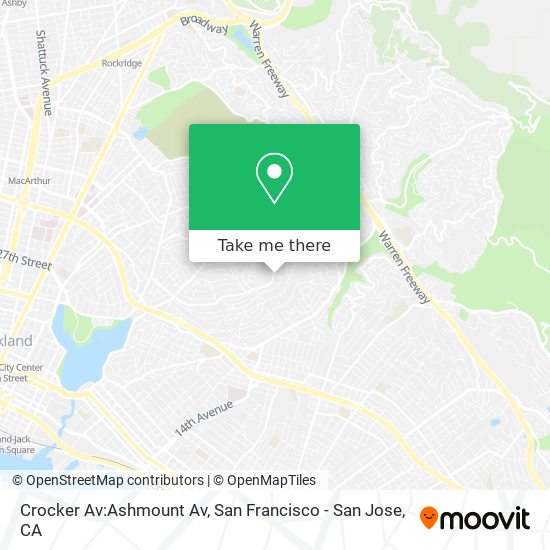 Crocker Av:Ashmount Av map