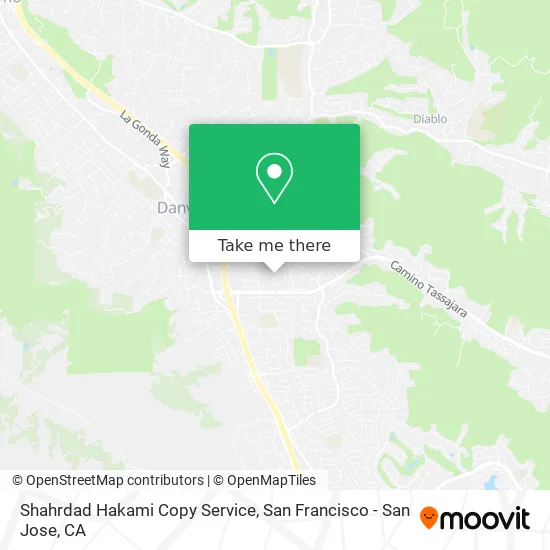 Shahrdad Hakami Copy Service map