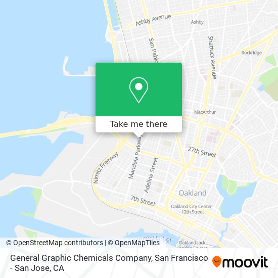 General Graphic Chemicals Company map