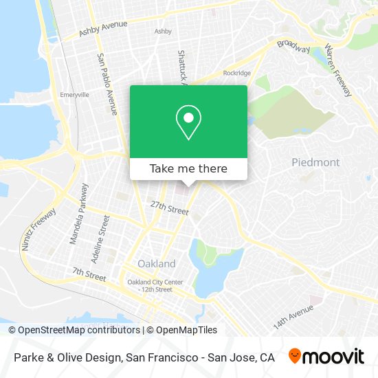 Mapa de Parke & Olive Design
