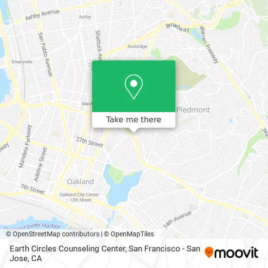 Earth Circles Counseling Center map