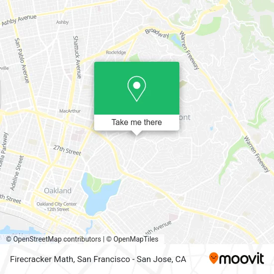 Firecracker Math map