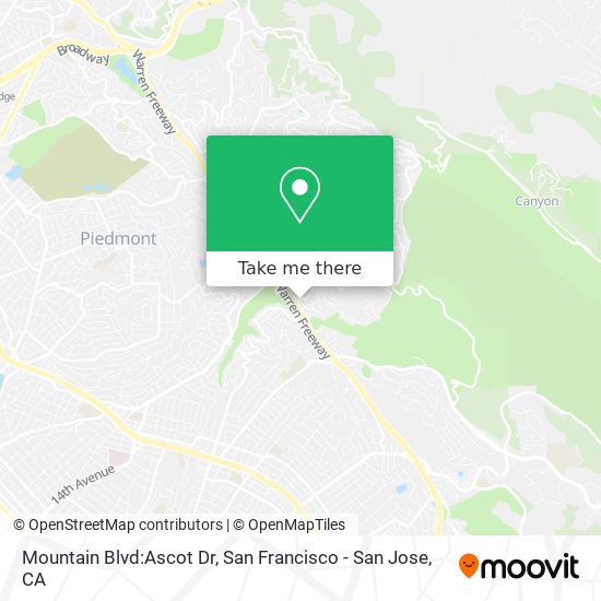 Mountain Blvd:Ascot Dr map