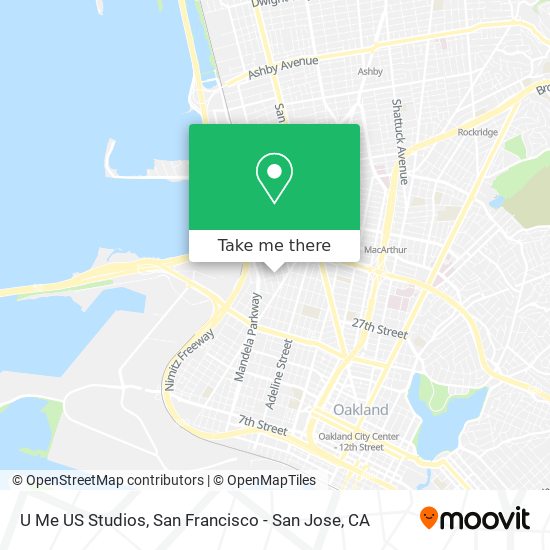 U Me US Studios map