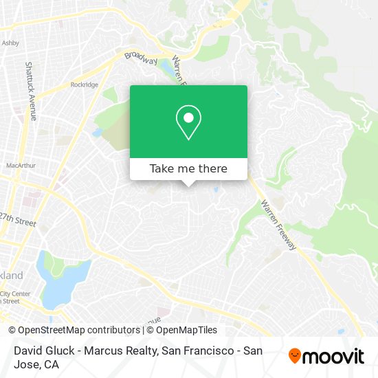 Mapa de David Gluck - Marcus Realty