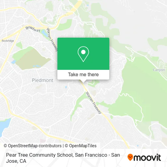 Mapa de Pear Tree Community School