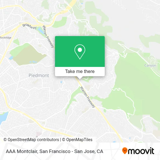 AAA Montclair map