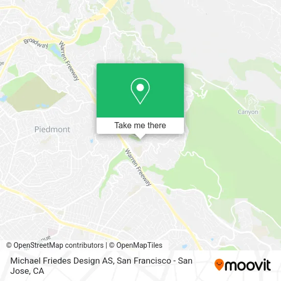 Michael Friedes Design AS map