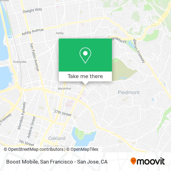 Boost Mobile map