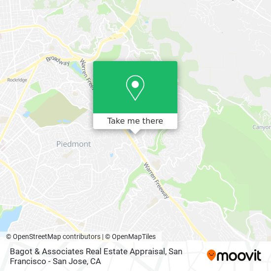 Bagot & Associates Real Estate Appraisal map