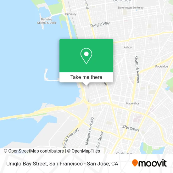 Mapa de Uniqlo Bay Street