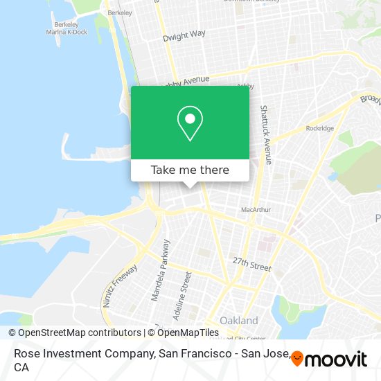 Rose Investment Company map
