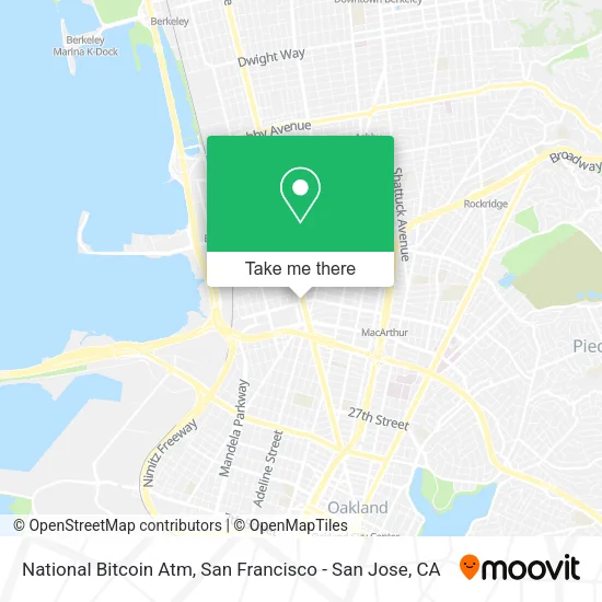 Mapa de National Bitcoin Atm
