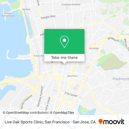 Mapa de Live Oak Sports Clinic