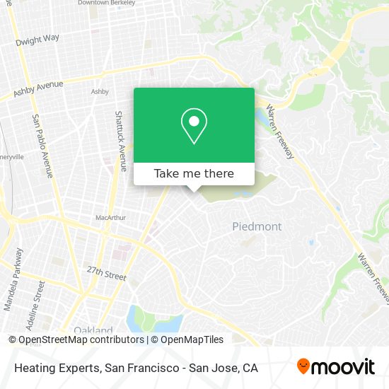 Heating Experts map