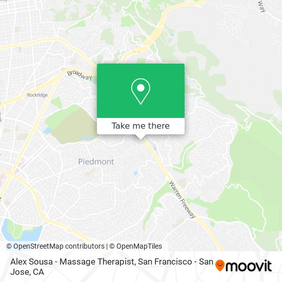 Alex Sousa - Massage Therapist map