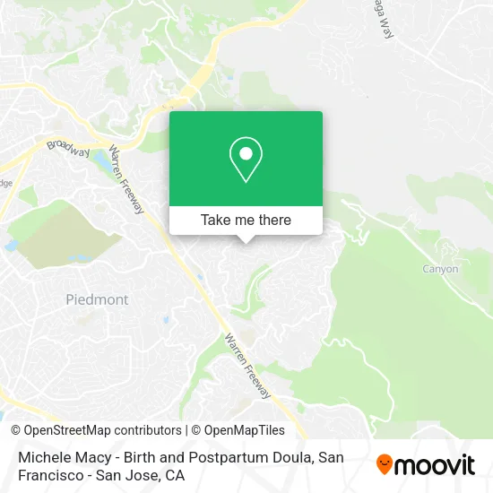 Mapa de Michele Macy - Birth and Postpartum Doula