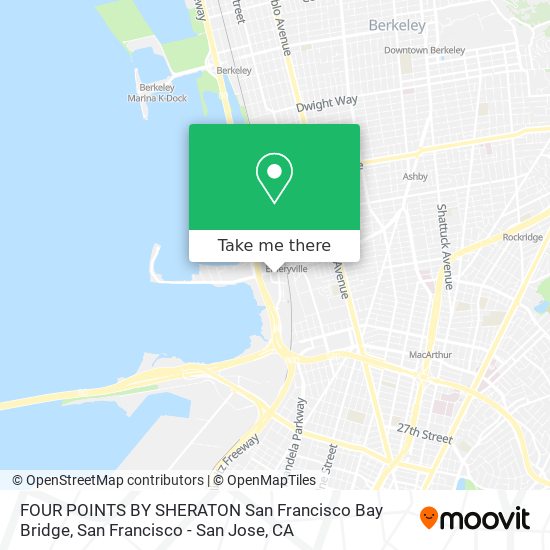FOUR POINTS BY SHERATON San Francisco Bay Bridge map