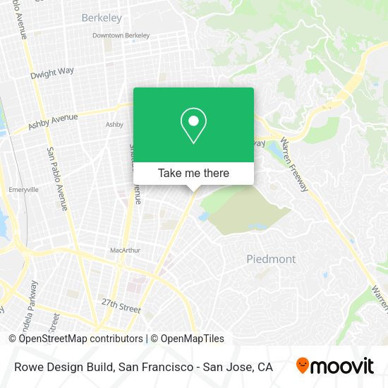 Rowe Design Build map
