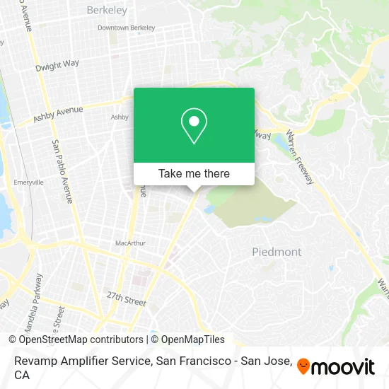 Mapa de Revamp Amplifier Service