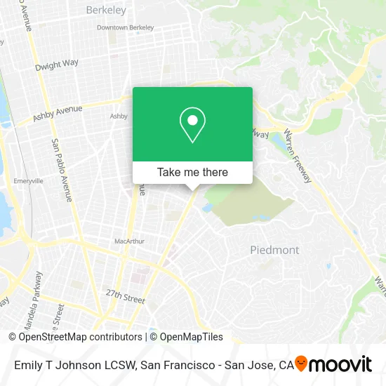 Mapa de Emily T Johnson LCSW