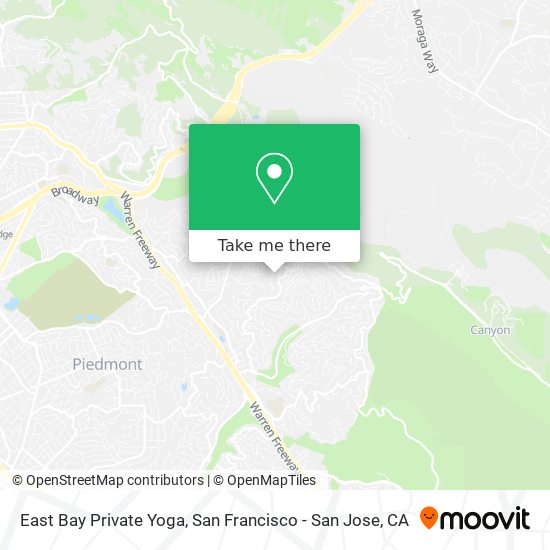 Mapa de East Bay Private Yoga