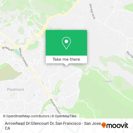 Arrowhead Dr:Glencourt Dr map