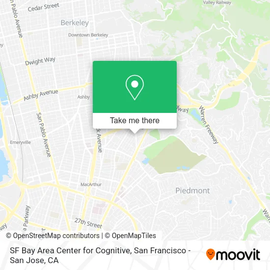 SF Bay Area Center for Cognitive map