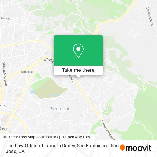The Law Office of Tamara Daney map