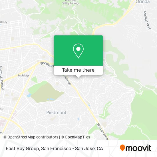 East Bay Group map
