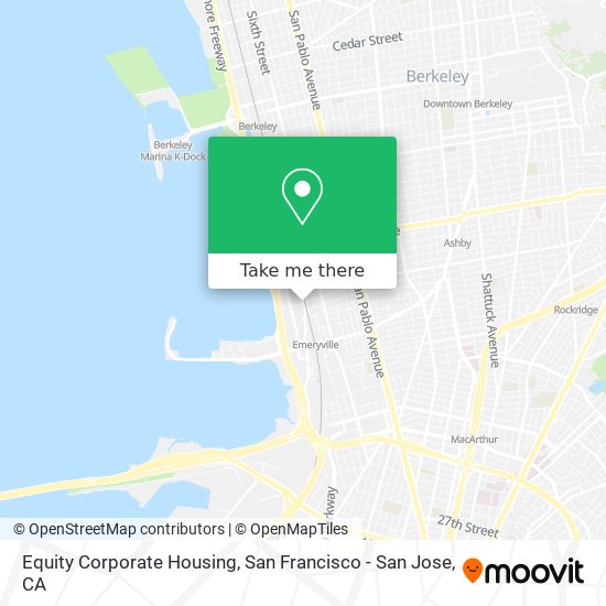 Mapa de Equity Corporate Housing