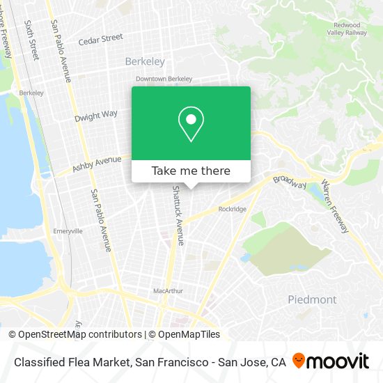 Mapa de Classified Flea Market