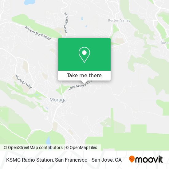 KSMC Radio Station map