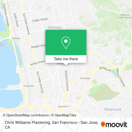 Mapa de Chris Williams Plastering